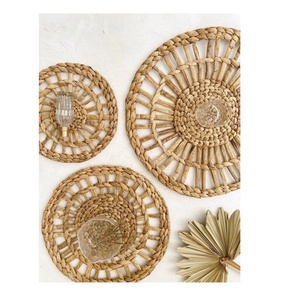 Lámpara colgante bohemia de paja con flecos hechos a mano, lámpara de boda para jardín y exteriores de fábrica de Vietnam, decoraciones de Halloween - Product Image 4