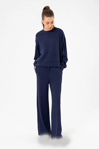 Conjunto de sudadera y pantalones de manga larga con jersey de gran tamaño a la moda, ropa de salón acogedora y elegante, perfecta para la comodidad durante todo el día - Product Image 3