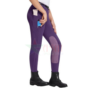 Pantalones de Equitación Transpirables de Secado Rápido, Impermeables y Cortavientos, Leggings de Montar Antideslizantes para Mujer, Pantalones de Montar de Verano - Product Image 1