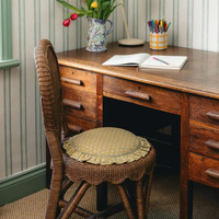 Chaise à dossier en forme de cœur en rotin naturel artisanal de haute qualité, meubles d'appoint tissés vintage, décoration rustique pour la maison, style classique élégant