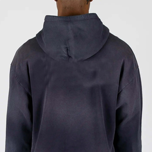Sweat à capuche vintage imprimé délavé à l'acide 100 % coton, écologique et respirant, personnalisable avec des designs accrocheurs pour hommes et femmes - Product Image 3