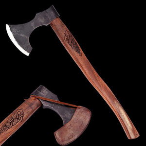 Wholesale Customized High Quality OEM ODM Service Professional Damascus Hand Forged Carbon Steel <b>Axe</b> for <b>Camping</b> and Survival - Product Image 5