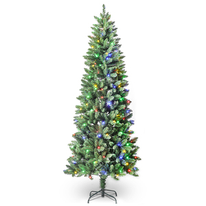 Árbol de Navidad con Ramas Antiarrugas para Decoración de Escenas Festivas de Librerías, 6 pies - Product Image 2