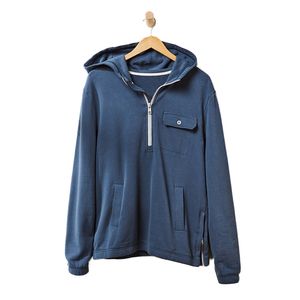 Sweats à capuche de golf de luxe pour hommes avec logo personnalisé Nouveau design Veste d'hiver à demi-fermeture éclair Taille 6XL Tissu Matériel d'approvisionnement en gros - Product Image 2