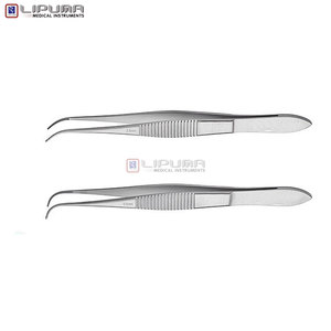 Pinzas Iris GRAEFE, Instrumentos Médicos Quirúrgicos Extra Finos Empotrados, Herramienta de Cirugía Oftálmica de Acero Inoxidable de Alta Calidad - Product Image 4