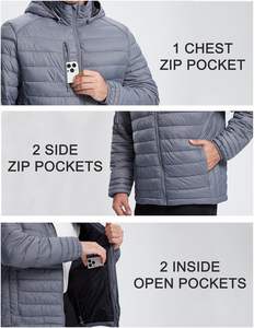 Meilleures ventes Doudounes pour homme avec logo personnalisé coupe parfaite à bas prix du fabricant professionnel - Product Image 4
