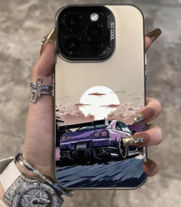 Étui magnétique transparent à motif fraise pour téléphone 17/16/15/14/13/12 Pro Max - Product Image 1