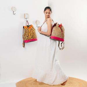 LW Genuine Cow Hide <b>Leather</b> Women's <b>Backpack</b> Bohemian Rock Insulated Portable <b>Laptop</b> Bag PVC Water Resistant Dress National - Product Image 6