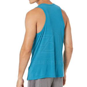 Venta caliente de la calidad superior de los hombres Tank Top Loose Fit Hombres Tank Top Gym Fitness Wear Hombres Tank Top - Product Image 3