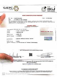 100% naturel 1 carat rubis du Mozambique pas de chaleur coupe fine pierre précieuse en vrac rose rougeâtre pour la fabrication de bijoux de collier - Product Image 6