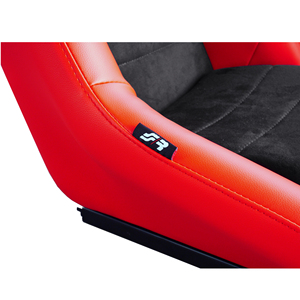Sedile vintage nero e rosso - Product Image 4
