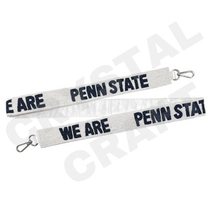 Go Tiger สายกระเป๋าลูกปัดสีขาวและสีทองปรับแต่งได้สายรัดลูกปัดสำหรับกระเป๋า - Product Image 2