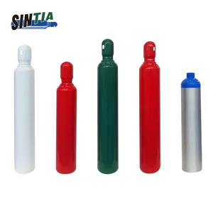 2022 Newest 2L 5L 8L 10L 20L 30L 40l High Purity Seamless Steel Brass Valve Oxygen Acetylene Gas Cylinder Hospital Oxygen Tank