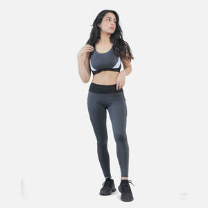 Leggings de yoga de gymnastique à taille haute super doux et léger pour les femmes Leggings de fitness respirants élastiques personnalisés taille moyenne - Product Image 4