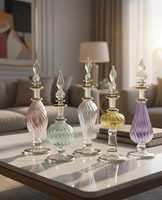 Bouteilles de parfum en verre soufflé faites à la main personnalisables - Cadeaux de mariage, marque privée, vente en gros, marque GB, thème amour, taille personnalisée