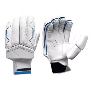 Guantes de Críquet Updesh Sports de Alta Calidad, Tamaño Mediano, de Cuero PU Blanco Suave, con Diseño Moderno y Patrón Liso - Product Image 1
