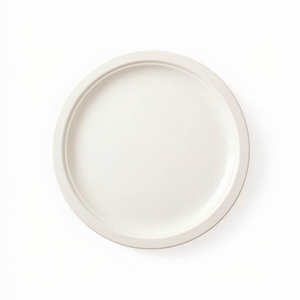 แผ่นกระดาษแข็งแบบโมดูลาร์ ทรงกลม 24 ซม. สีขาว - ผลิตตามสั่ง - Product Image 3