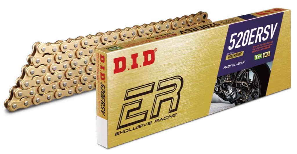 DID 520ERSV (G&G) X 120ZB Gold Chain for 250-400cc Racing