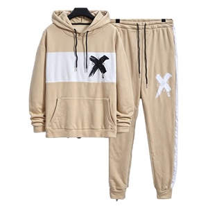 OEM survêtement bon marché en coton durable surdimensionné à la mode et de couleur unie avec logo personnalisé vente en gros pour les tendances de la mode 2025 - Product Image 1