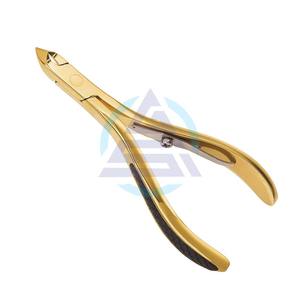 Beauty <b>Cuticle</b> Nipper, Gold Series Heavy Duty <b>Cuticle</b> & Hangnail <b>Trimmer</b>, Titanium Coated for Maximum Durability - Product Image 1