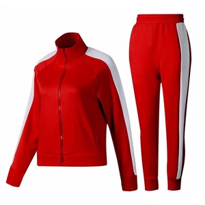 Conjunto de 2 piezas con hombros caídos y transpirables de secado rápido para mujer al por mayor, pantalones para correr, sudadera con pantalones de chándal, sudaderas con capucha en blanco de gran tamaño - Product Image 6