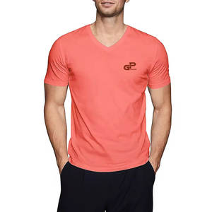 Camisetas ligeras para hombre, hechas para el gimnasio, actividades al aire libre y uso diario, con tela suave y cuello en V, diseño moderno y a la moda. - Product Image 1