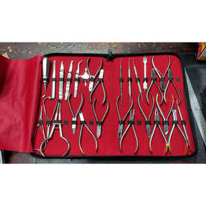 Juego de 18 Instrumentos Dentales de Ortodoncia Manuales de Acero, Kit Compuesto de Surgiright Instrument - Product Image 1