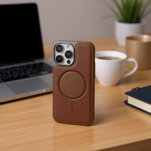 Étui magnétique en cuir de qualité supérieure pour iPhone 16e, design élégant, coque de téléphone portable - Product Image 3