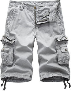 Pantalones cortos de carga para hombre con diseño más demandado, tasa razonable, antiarrugas, los mejores diseños, tendencia superior, los últimos pantalones cortos cargo de tela para hombre - Product Image 1