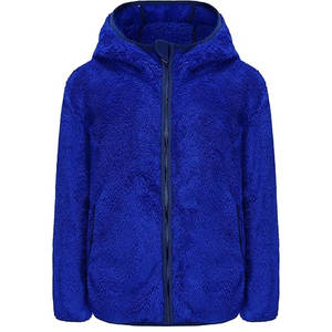 Men's Winter <b>Sherpa</b> <b>Lined</b> Breathable Thick Thermal Zipper <b>Hoodie</b> with Split Kangaroo Pocket Men's Hoodies & Sweatshirts - Product Image 1