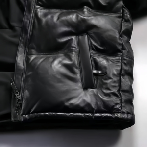 wholesale puffer <b>jacket</b> for <b>men</b> regular sleeves custom logo for winter season style and made by high quality polyester - Product Image 6