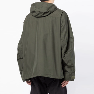 Chaqueta Cortavientos con Capucha de Diseño Personalizado OEM de Alta Calidad, con Cierre y Múltiples Bolsillos, para Hombre, Talla Grande - Product Image 1