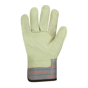 Gants de travail de sécurité en cuir antidérapant de meilleur style avec protection antidérapante Fabrication à prix raisonnable - Product Image 3