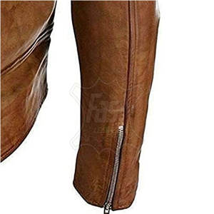 Chaqueta de Motociclismo de Cuero para Hombre, Hecha a Medida, con Costuras de Seguridad y Características de Protección, Chaquetas de Carreras - Product Image 5