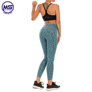 Mallas ajustadas de alta elasticidad OEM para mujer, mallas deportivas sin costuras para yoga, mallas de cintura alta, pantalones, ropa de gimnasio personalizada - Product Image 3