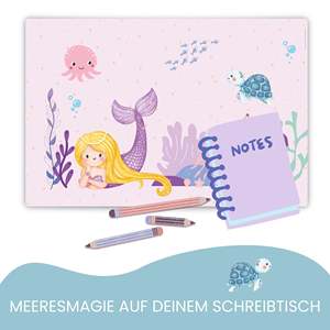 Tapis de bureau sous-marin et sirène de style dessin animé - Product Image 4