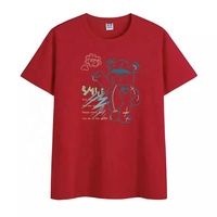 T-shirt Homme Personnalisé 100% Coton Tricoté Respirant Uni avec Logo Brodé DTG, Impression Sérigraphique Oversize, Conception OEM Vierge