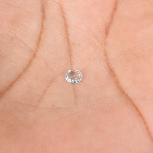 Natural Brazilian <b>Aquamarine</b> 5x4mm Oval Cut 0.25 Cts Loose Gemstone For Making Jewelry - Product Image 6