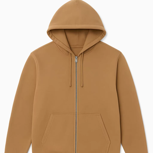 Sweats à capuche surdimensionnés zippés 100% coton pour hommes 250 GSM Winter Season - Product Image 1