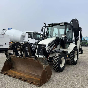 Hidromek HMK102B 4WD Rueda Tractor Retroexcavadora Maquinaria de ingeniería y construcción Precio barato - Product Image 3