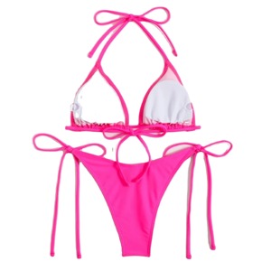 Maillots de bain sexy pour femmes, bikini deux pièces, design tendance, vêtements de plage d'été, fabricant - Product Image 2