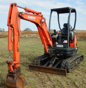 Mini chenilles utilisées d'excavatrices de Kubota U25S à vendre - Product Image 1