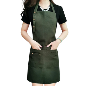 <b>Aprons</b> High Quality Canvas Denim Leather Adjustable Neck Strap <b>Aprons</b> Customized With Logo Design For Multi Purposes - Product Image 1