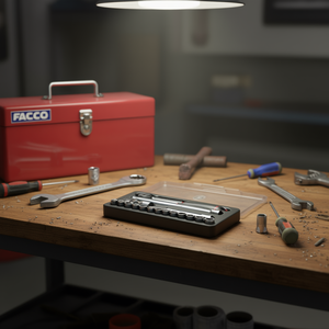 Módulo de Llaves de Tubo Facom de 1/2'' Pulgada y 12 Puntas - Product Image 3