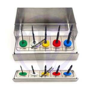 Kit de 5 Piezas de Brocas Dentales Largas de Acero Inoxidable de Primera Calidad, Instrumentos de Perforación Manuales con Soporte de Broca de Titanio Gratis, Gran Venta - Product Image 4