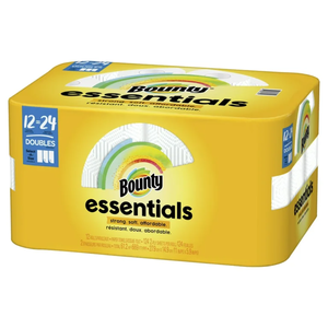 Toallas de Papel Bounty Essentials Select-A-Size, Blancas, 12 Rollos Dobles = 24 Rollos Regulares, Paquete de 12 - Product Image 6