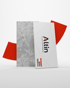 Carreaux en céramique vitrifiés en porcelaine polie de 60x120 cm Argos Grey Finition ultra brillante Carreaux modernes de 600x1200mm - Product Image 1