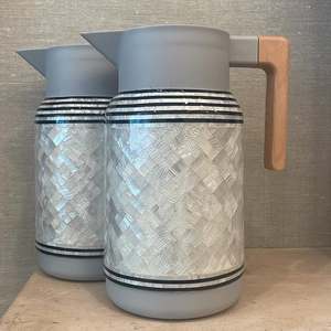 Tetera de madre perla de primera calidad, decoración de concha clásica, tetera para servir café y agua - Product Image 1