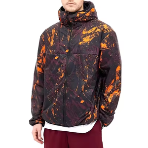 Chaquetas Softshell con Cremallera, Resistentes al Viento, Transpirables, con Estampado de Camuflaje por Sublimación, Personalizadas con Logotipo OEM, Ligeras, 100% Poliéster, para Exteriores - Product Image 2