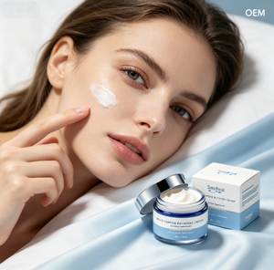 Crème de Récupération au Cuivre Bleu, Soin du Visage Raffermissant, Éclaircissant et Hydratant, Marque Privée OEM - Product Image 5